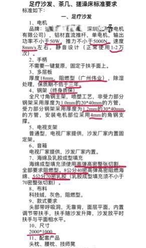 沙發(fā)參數(shù)