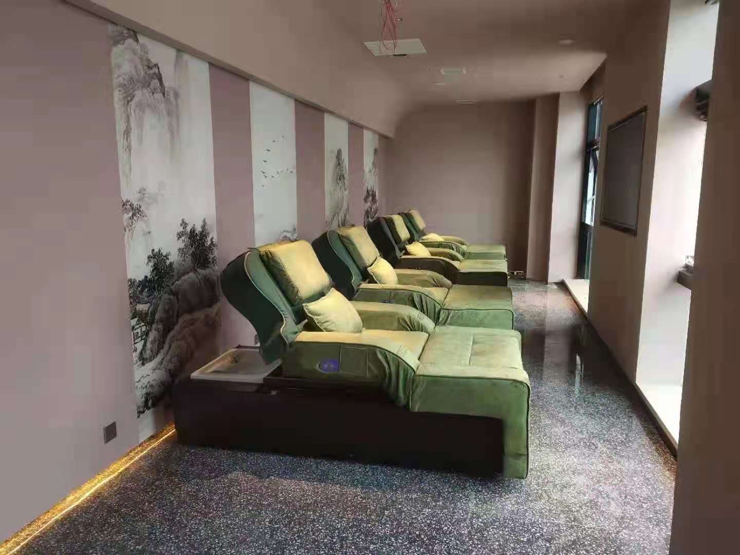 洗頭洗腳一體式沙發(fā)